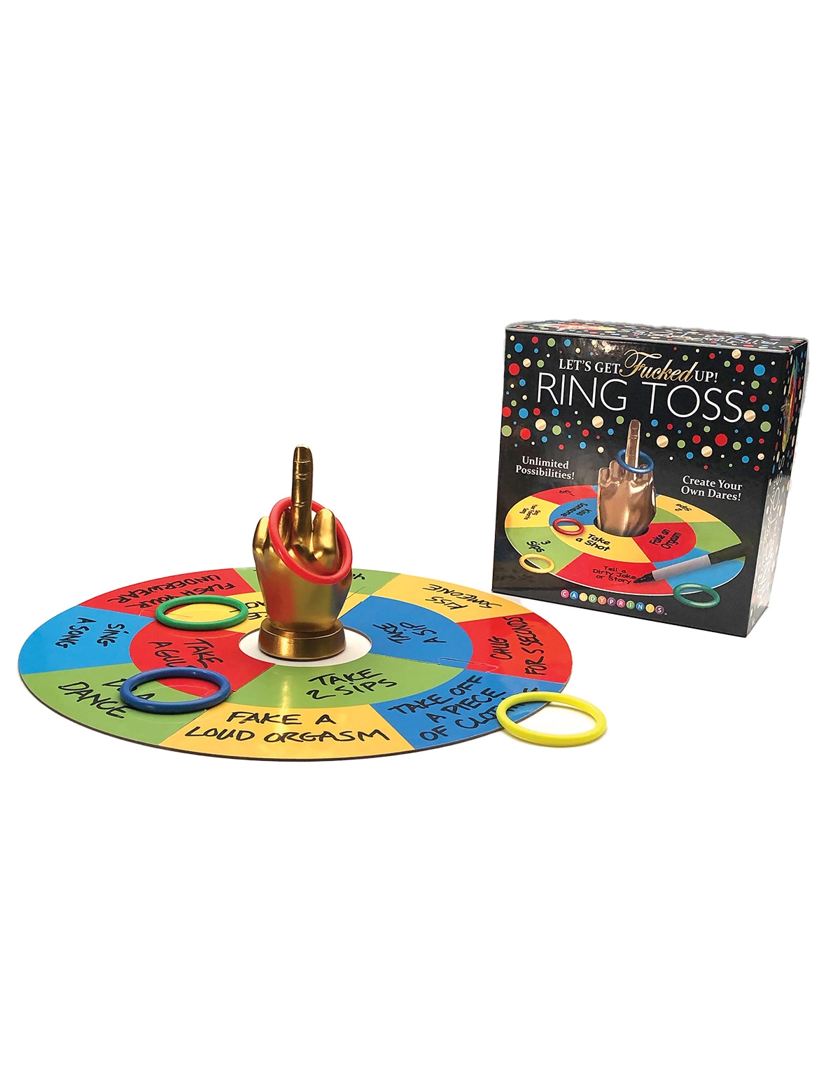 alternate image for LET's GET FUCKED UP RING TOSS