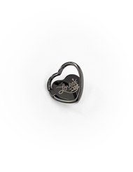 Alternate back view of HEART SHAPED 360 ROTATING PHONE RING STAND