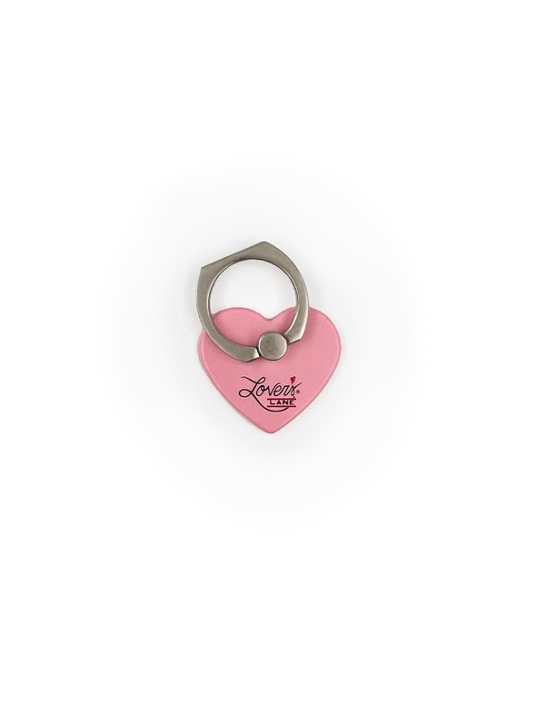 Heart Shaped Cell Phone Stand Grip Holder ALT2 view Color: PK