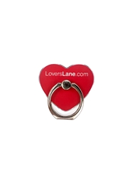 Alternate back view of HEART MOBILE PHONE RING GRIP AND STAND