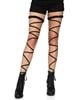 Additional BLACK view of product LEG GARTER WRAP SET with color code BK
