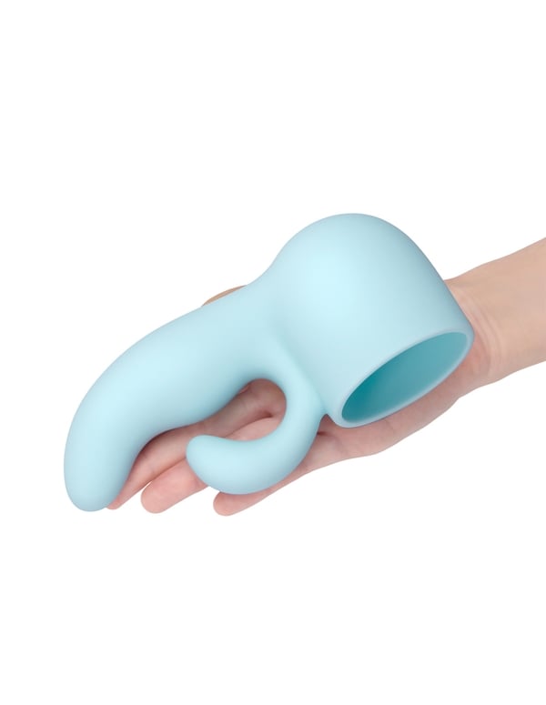 Le Wand Dual Weighted Silicone Wand Attachment ALT1 view Color: BL