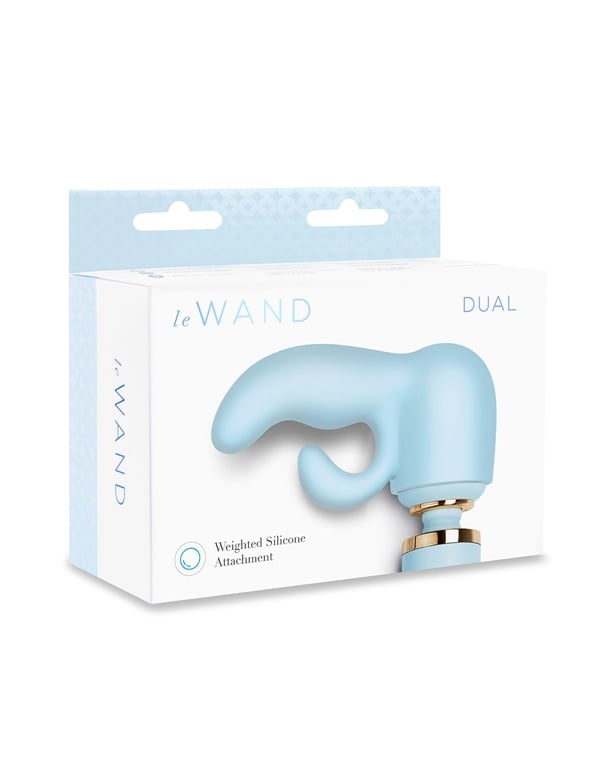 Le Wand Dual Weighted Silicone Wand Attachment ALT4 view Color: BL