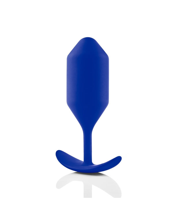B-VIBE SNUG PLUG 4 WEIGHTED SILICONE BUTT PLUG - BV-010-NAV-03223 ...