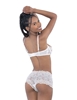 Additional WHITE view of product ASTER LACE BOY SHORT with color code WH