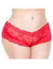 Additional RED view of product ASTER LACE BOY SHORT with color code RD