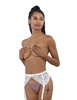 Additional WHITE view of product ASTER LACE ROMANCE GARTERBELT with color code WH
