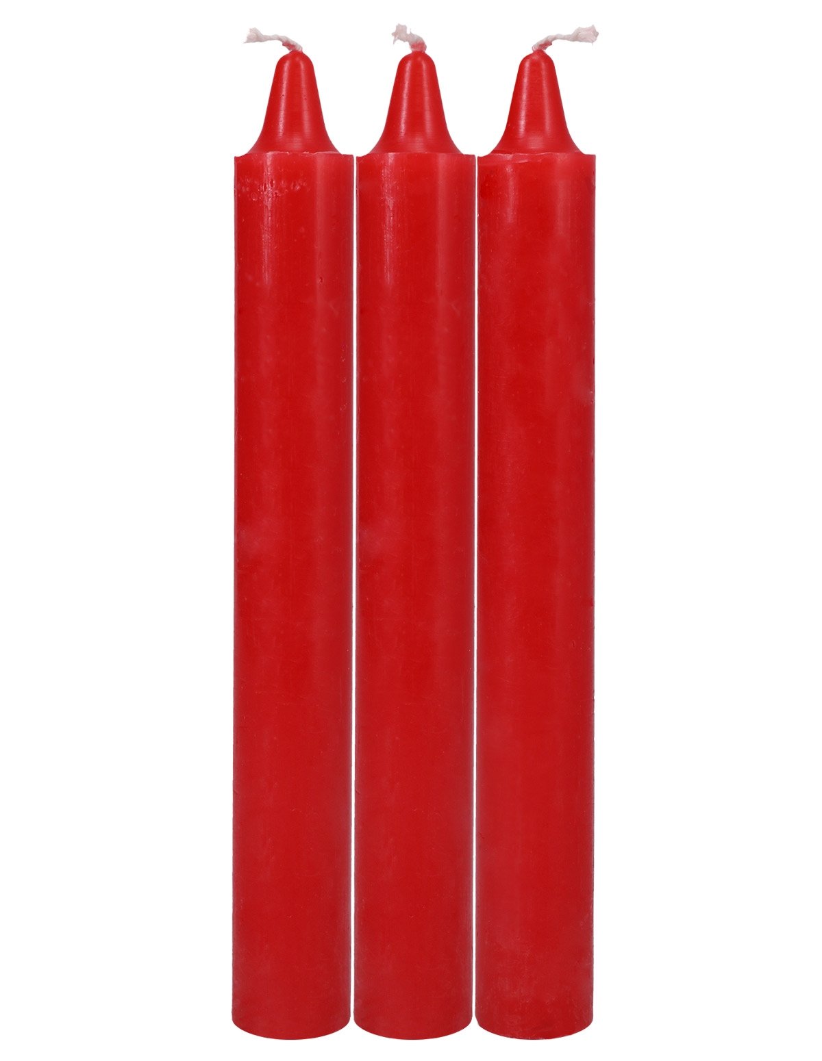alternate image for Japanese Drip Red Candles 3 Pack - Hot Wax Play