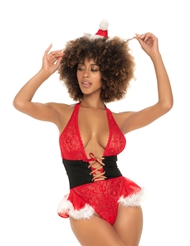 Additional  view of product MRS CLAUS FLUTTER HIP TEDDY with color code RWH