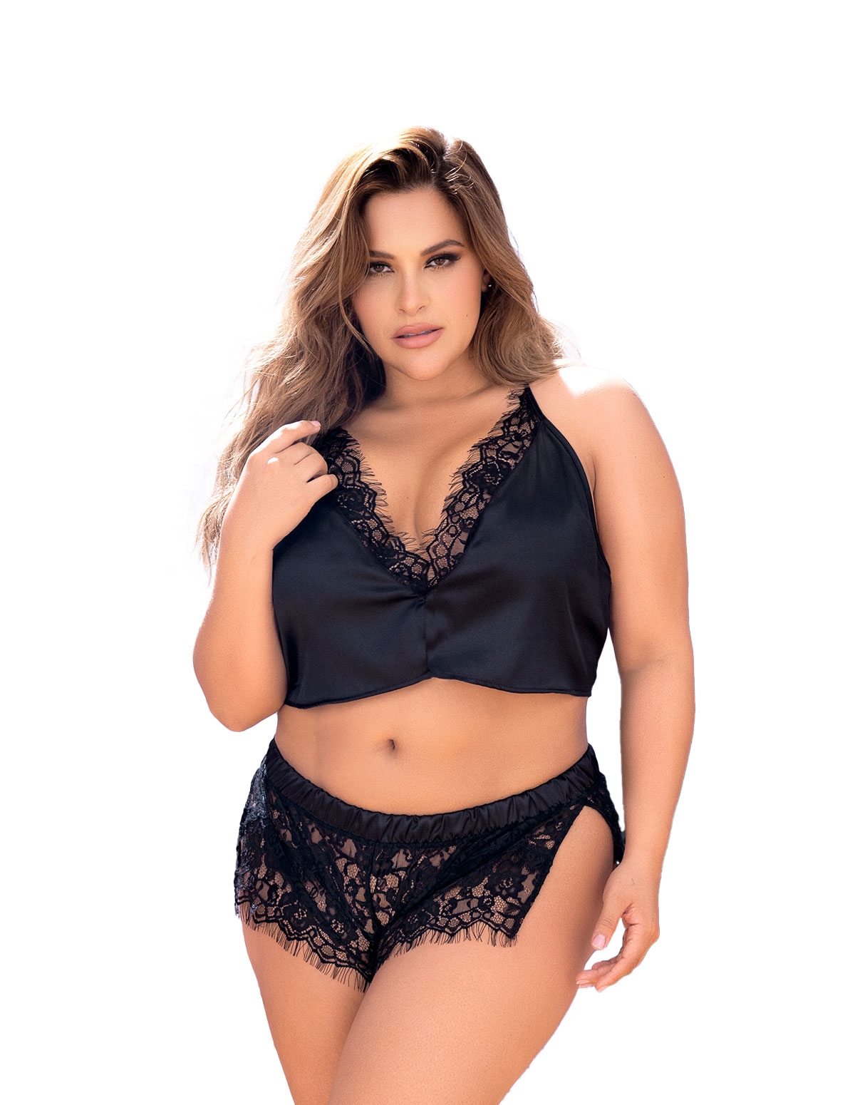 alternate image for Luscious In Lounge 2Pc Plus Size Set