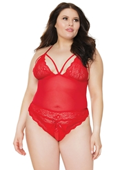 Additional  view of product TOPPED WITH A BOW PLUS SIZE TEDDY with color code RD