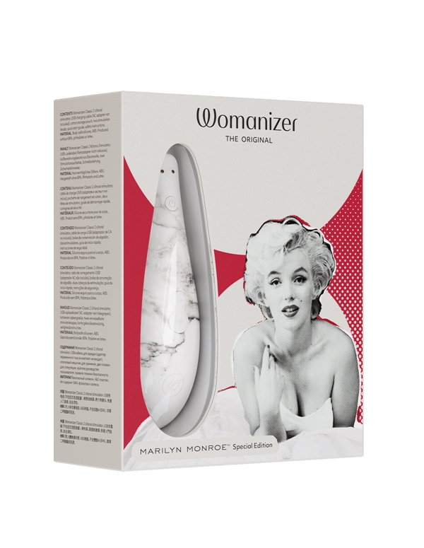 Marilyn Monroe Special Edition Womanizer Classic 2 - White Marble ALT11 view Color: WB