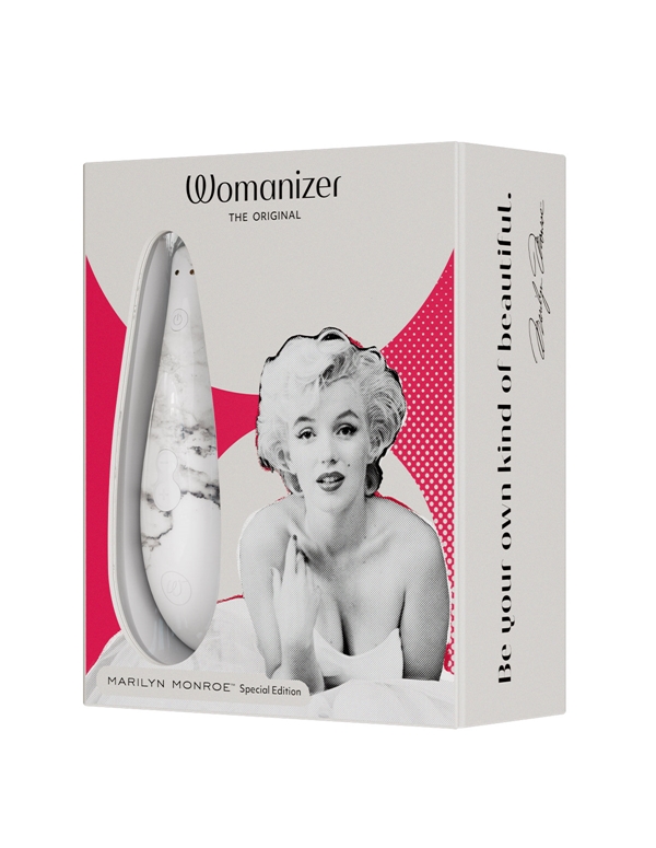 Marilyn Monroe Special Edition Womanizer Classic 2 - White Marble ALT13 view Color: WB