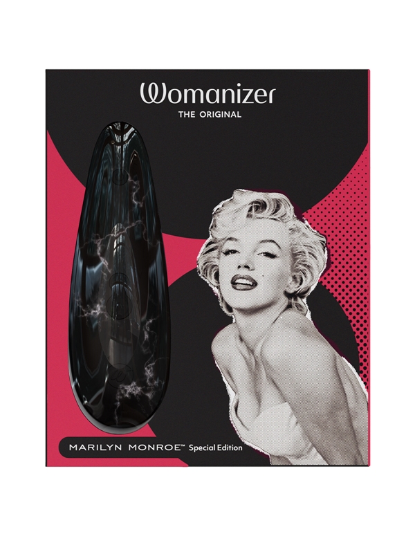 Marilyn Monroe Special Edition Womanizer Classic 2 - Black Marble ALT10 view Color: BW