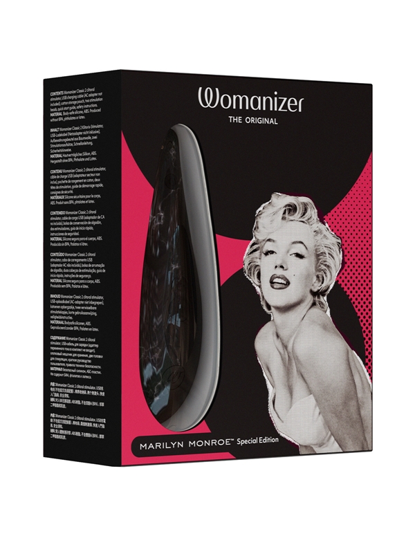 Marilyn Monroe Special Edition Womanizer Classic 2 - Black Marble ALT11 view Color: BW