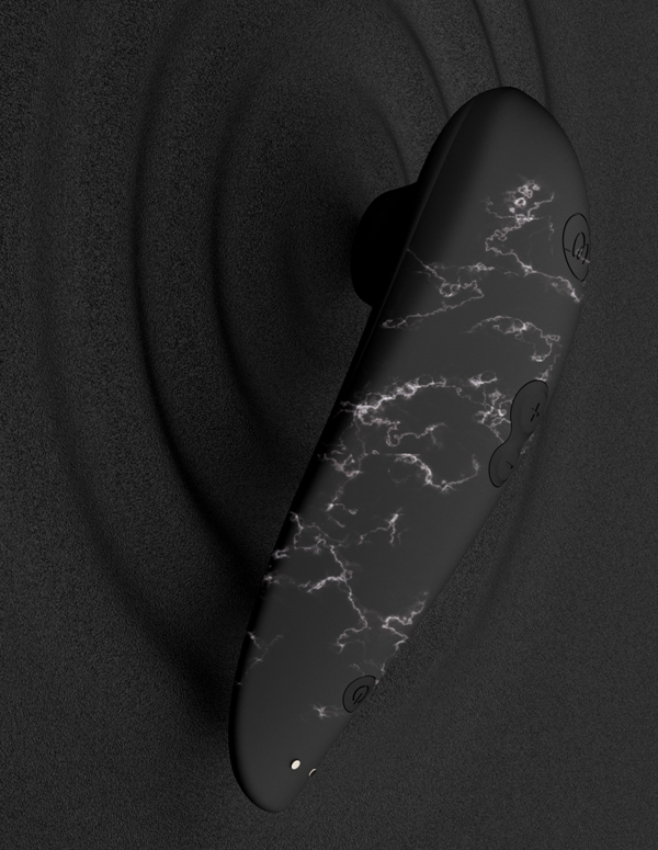 Marilyn Monroe Special Edition Womanizer Classic 2 - Black Marble ALT17 view Color: BW
