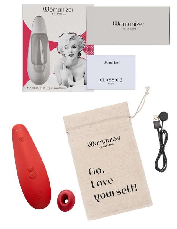 Marilyn Monroe Special Edition Womanizer Classic 2 - Red ALT16 view Color: RD