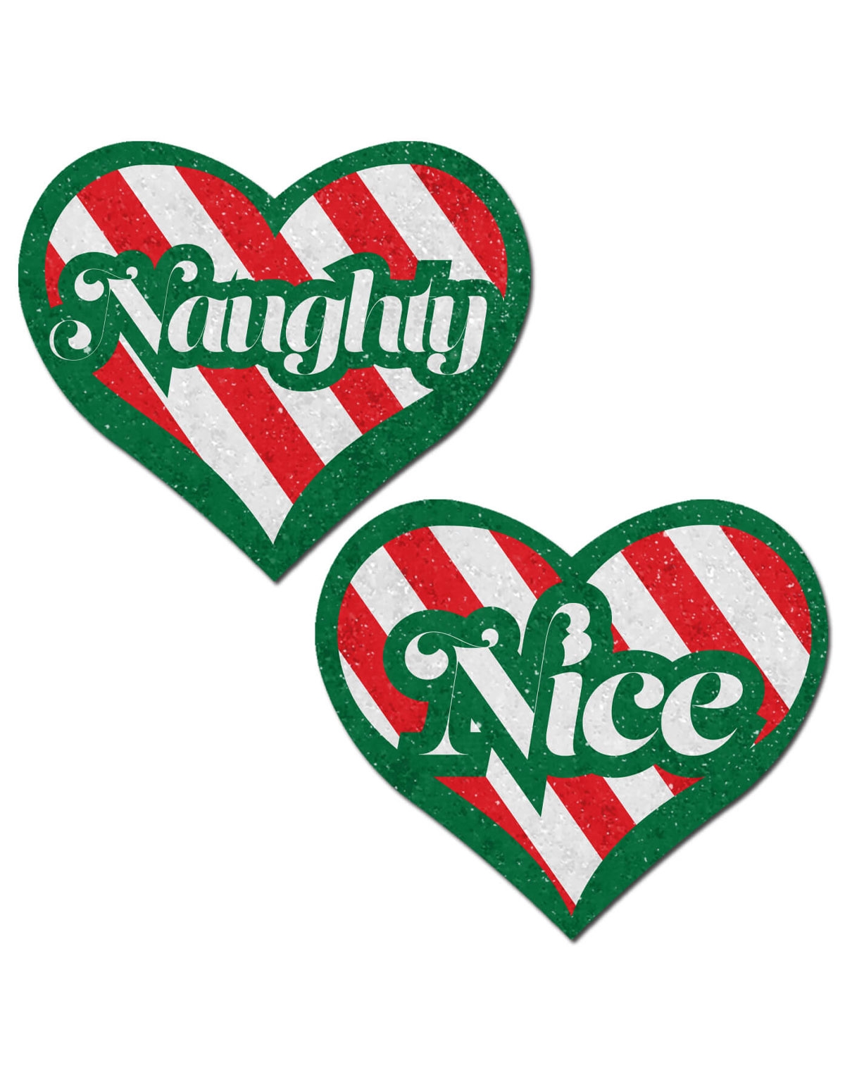 alternate image for Pastease Naughty And Nice Heart Pasties