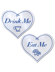 Additional  view of product PASTEASE EAT ME DRINK ME LIQUID HEART PASTIES with color code WH