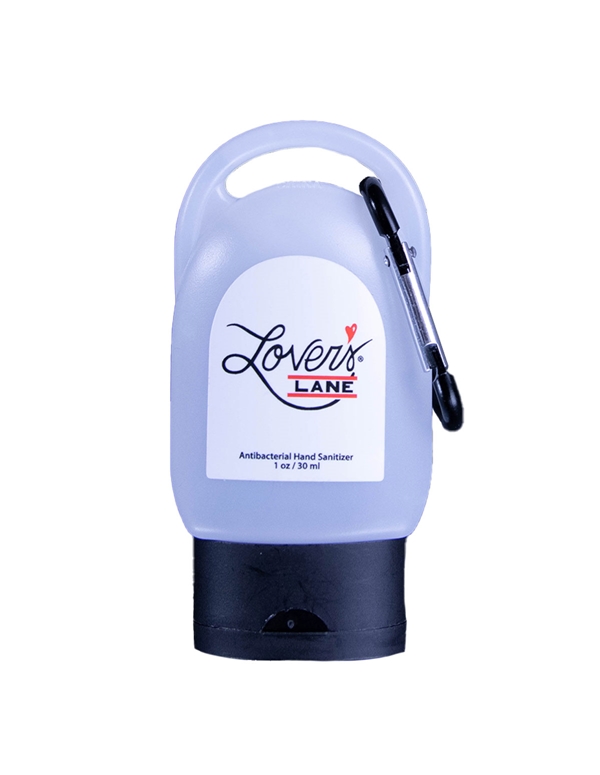 1Oz Hand Sanitizer With Carabiner default view Color: BKR