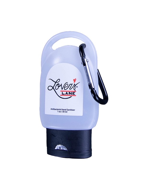 1Oz Hand Sanitizer With Carabiner ALT5 view Color: BKR