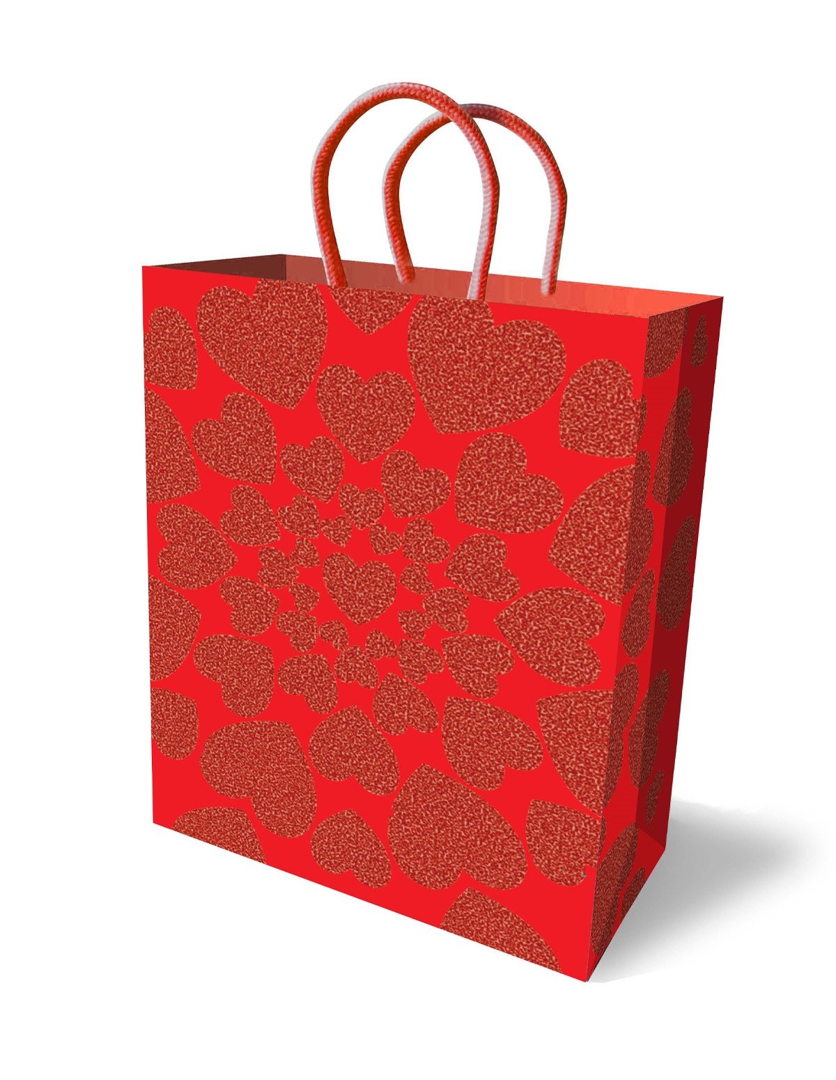 alternate image for Glitter Hearts Gift Bag
