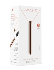 Alternate front view of LE WAND ROSE GOLD NECKLACE VIBE
