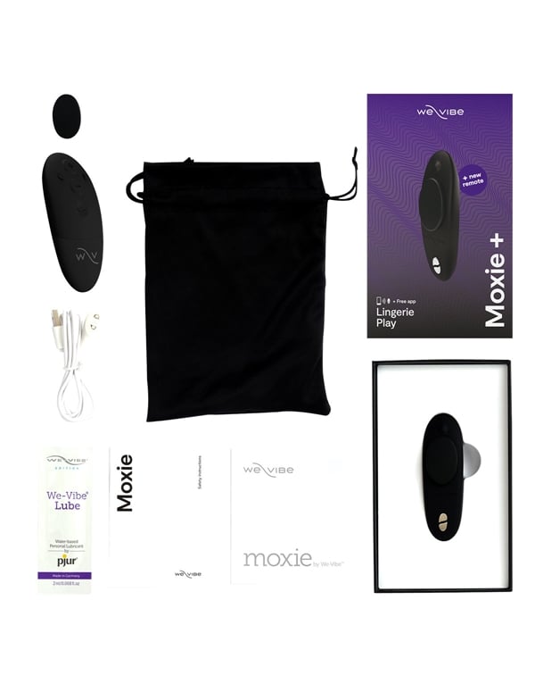 We-Vibe Moxie + Panty Vibrator Black ALT1 view Color: BK