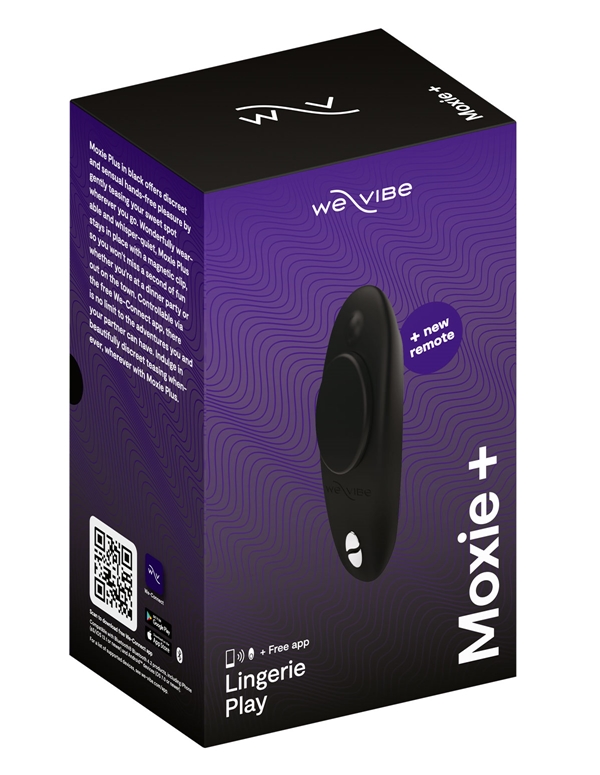 We-Vibe Moxie + Panty Vibrator Black ALT2 view Color: BK