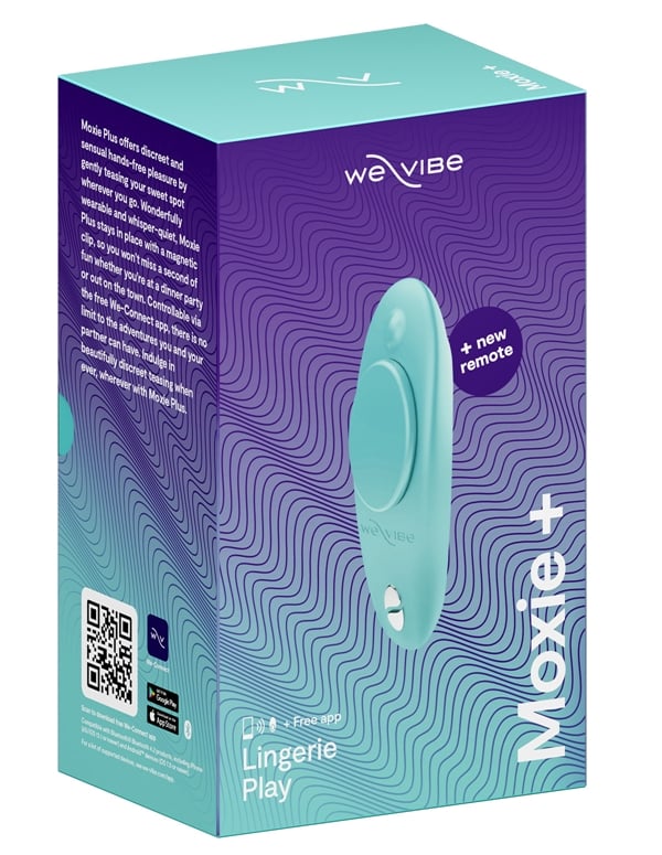 We-Vibe Moxie + Panty Vibrator Aqua ALT2 view Color: AQ