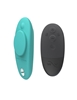 Additional AQUA view of product WE-VIBE MOXIE + PANTY VIBRATOR IN AQUA with color code AQ