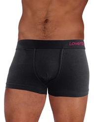 Front view of LOVERBOY TRUNK - BLACK