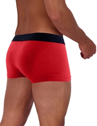 Alternate back view of LOVERBOY TRUNK - RED