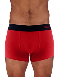 Front view of LOVERBOY TRUNK - RED