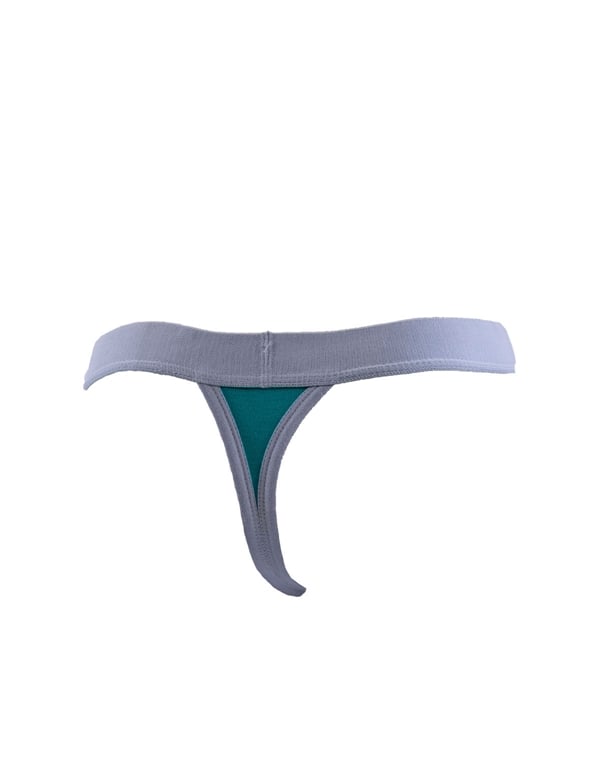 Loverboy Thong - Teal ALT3 view Color: TL
