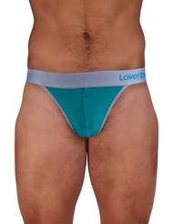 Additional  view of product LOVERBOY THONG - TEAL with color code TL
