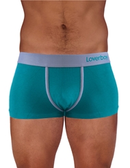 Front view of LOVERBOY TRUNK - TEAL