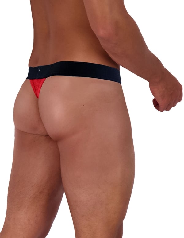 Loverboy Thong - Red ALT1 view Color: RD