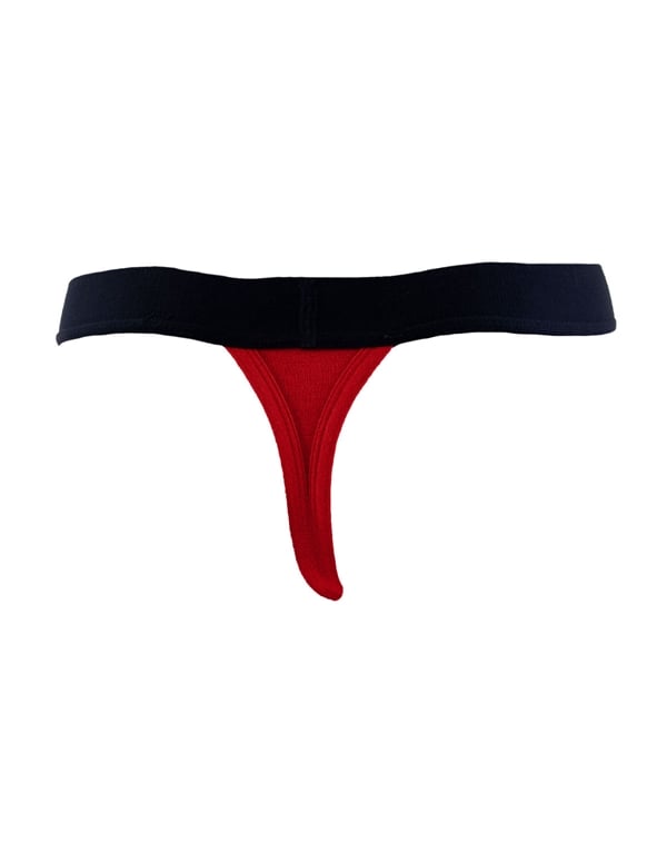 Loverboy Thong - Red ALT3 view Color: RD
