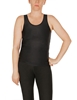 Additional BLACK view of product LONG TANK CHEST BINDER with color code BK