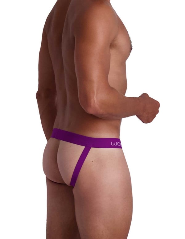 Wood Jock Strap - Purple Interlock ALT1 view Color: MC