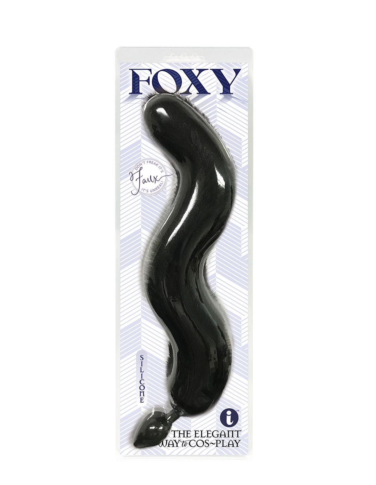 alternate image for Foxy - Black Silicone Tail
