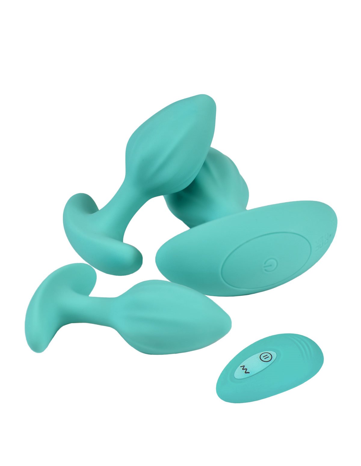 LOVE ESSENTIALS - POSEIDON ANAL PLUG SET WITH REMOTE - PB-33001-1-03279