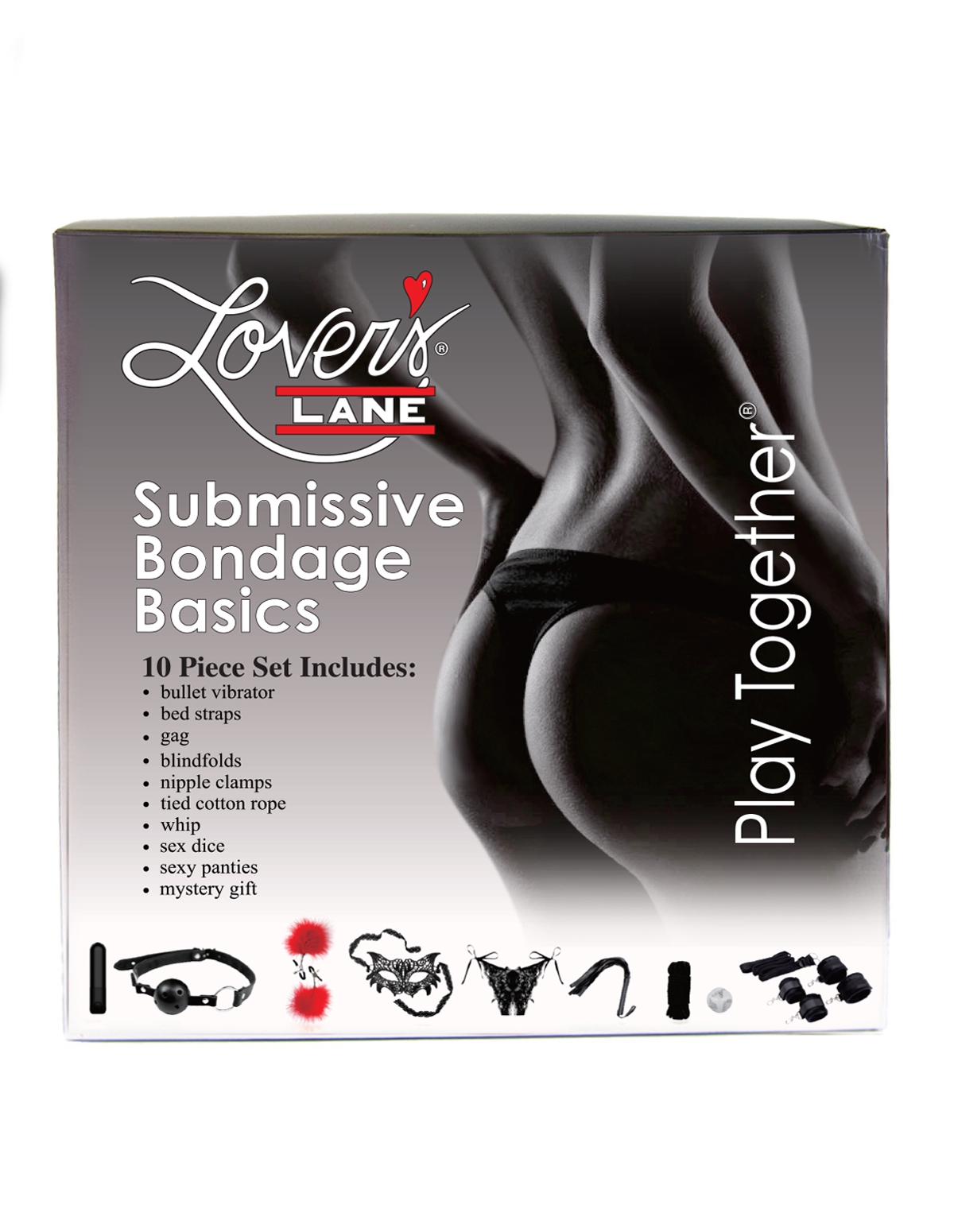 alternate image for Lover's Lane 10Pc Submissive Bondage Basics