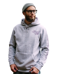 Additional  view of product LOVERS LANE PLAY TOGETHER GREY HOODIE with color code GY