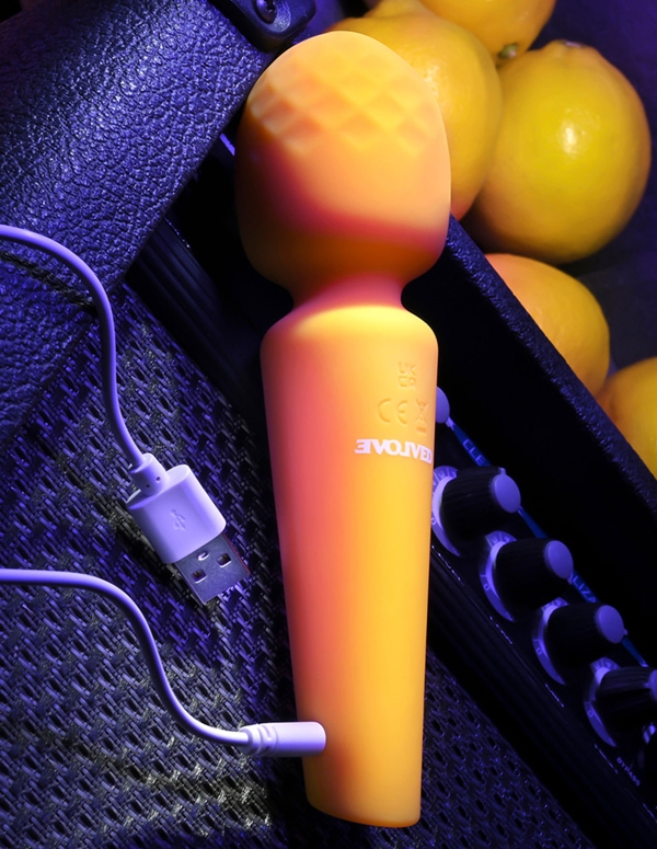 SUNSHINE SILICONE WAND ALT2 view Color: YW