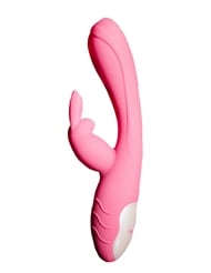 Additional  view of product EVOLVED BUNNY KISSES DUAL STIM VIBRATOR with color code PK