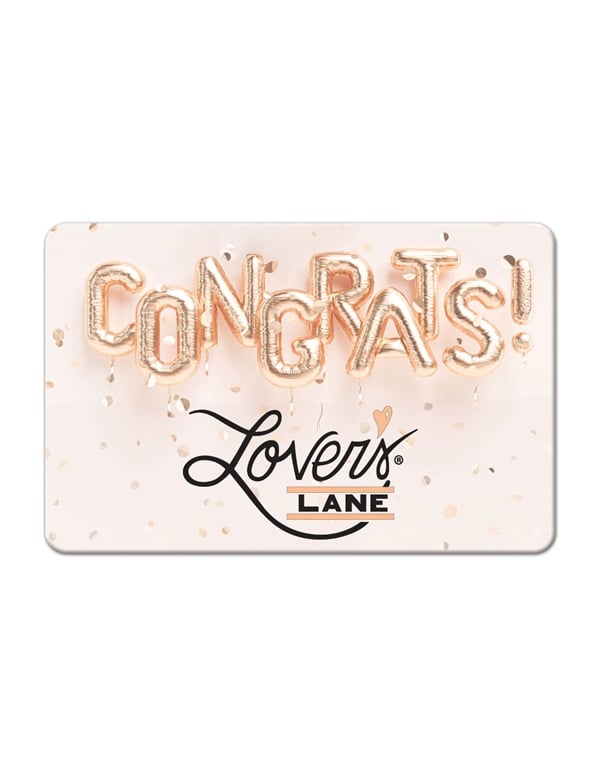 E-Gift Card - Congrats Gold Foil Balloon