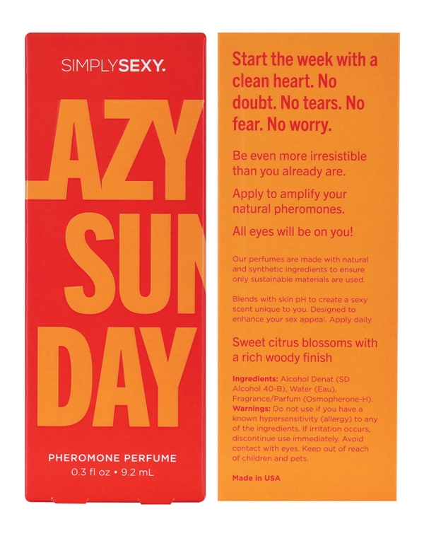 Simply Sexy - Lazy Sunday Pheromone Perfume ALT2 view Color: NC