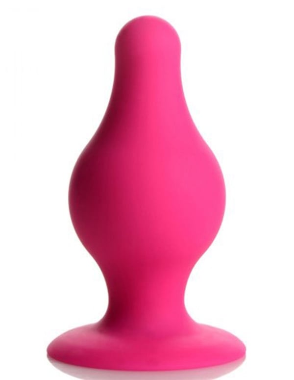 Squeeze-It Tapered Anal Plug default view Color: PK